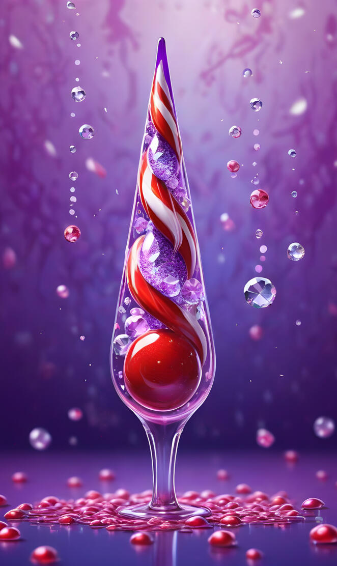 a glass of red wine with water drops falling on it