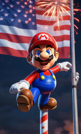 July 4th Mario