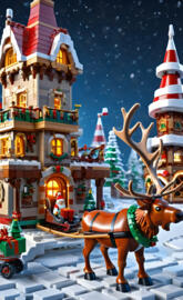 Santa’s castle in Legoland