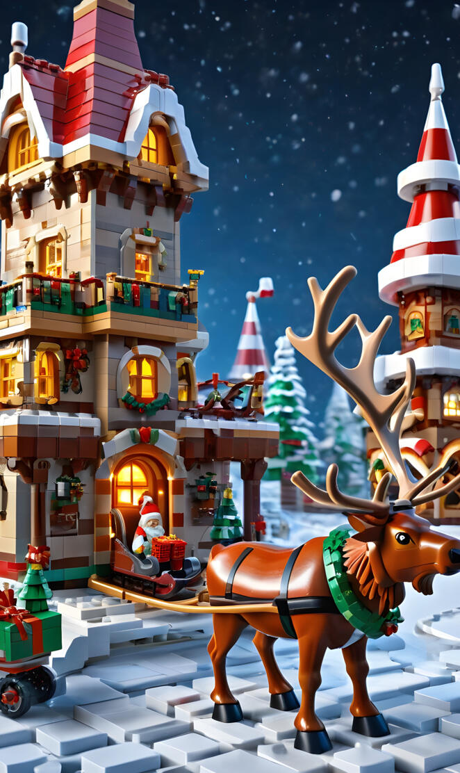 Santa’s castle in Legoland