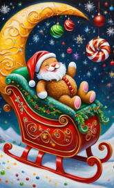 a gingerbread man on a plate