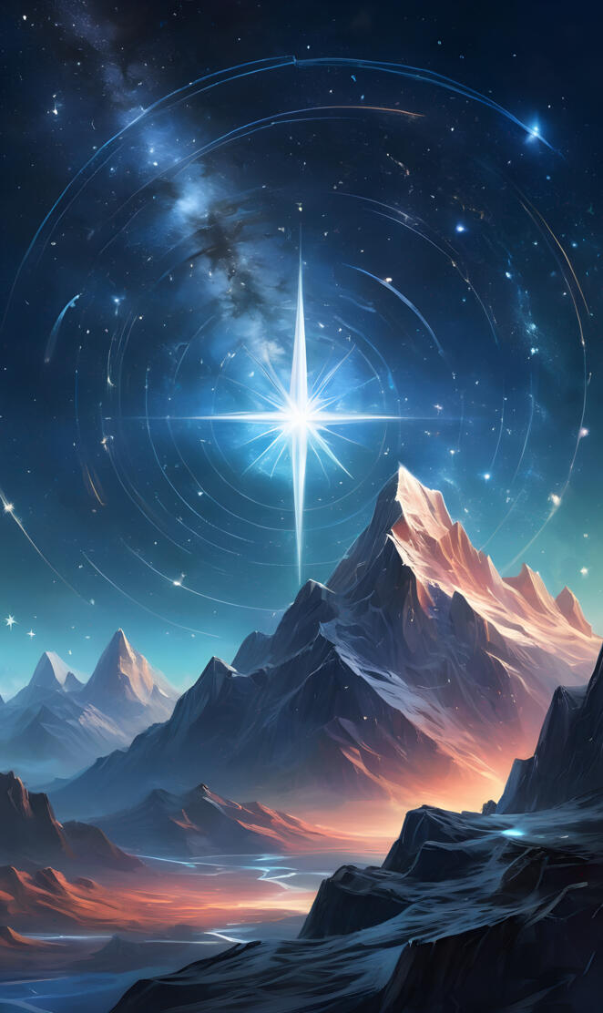 Polaris, also known as the North Star ⭐