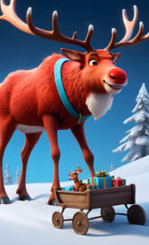 it seems Rudolph has put on some weight