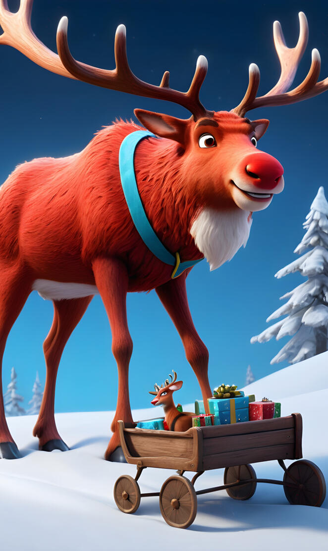 it seems Rudolph has put on some weight