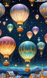 a group of colorful balloons