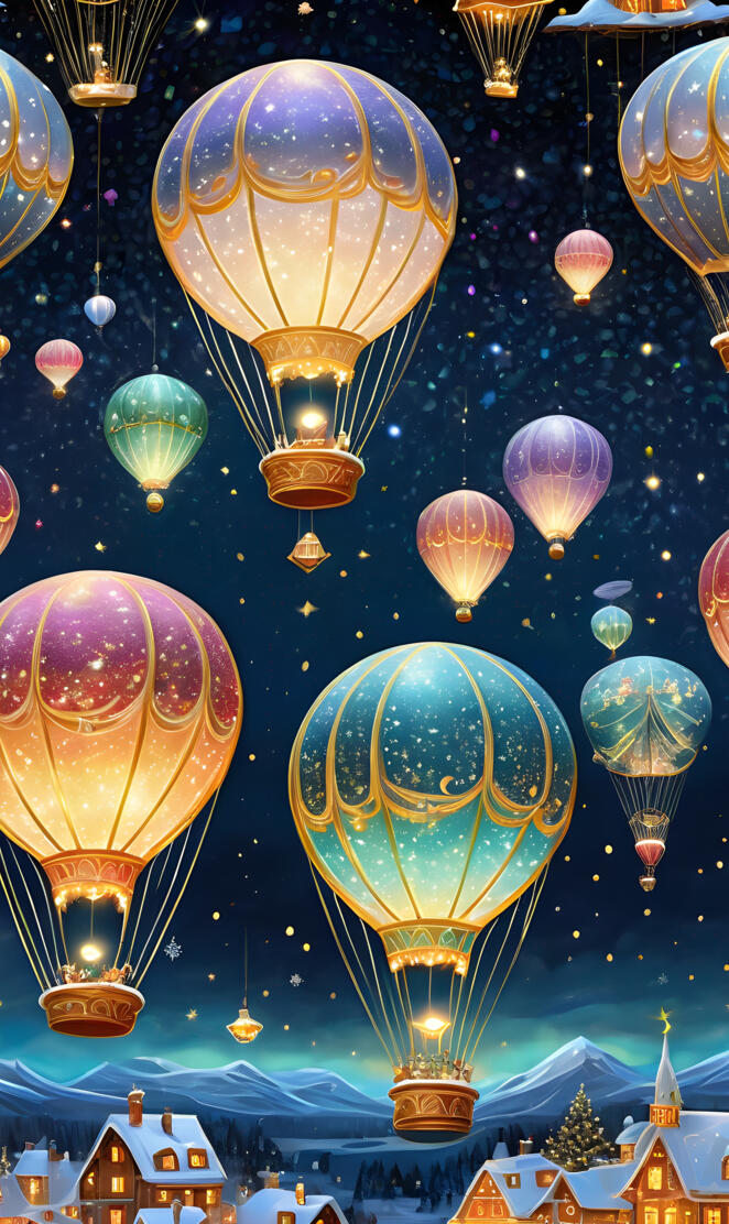 a group of colorful balloons