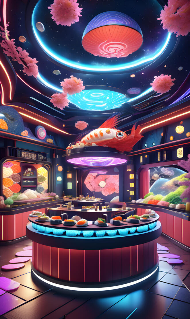 Galactic sushi