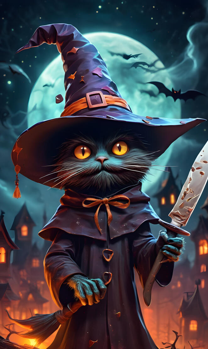 a cat wearing a garment