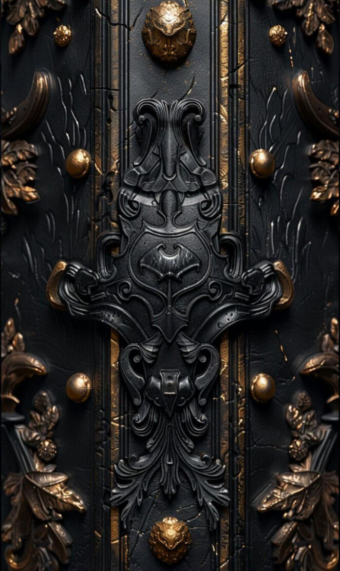 Golden black background