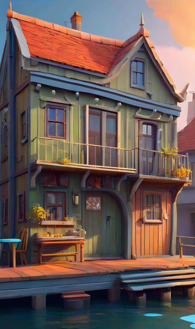 herry potter house 3D