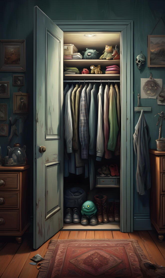 creepy closet