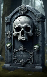 gothic headstone