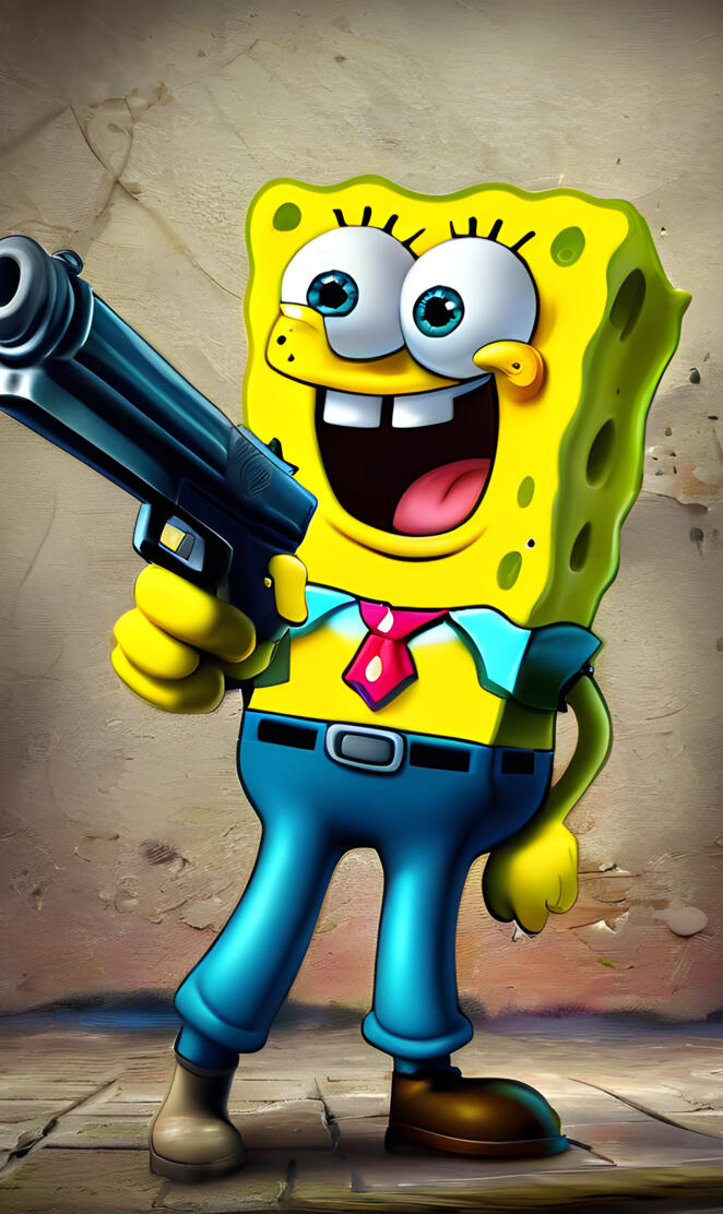 a toy figure of a cartoon character