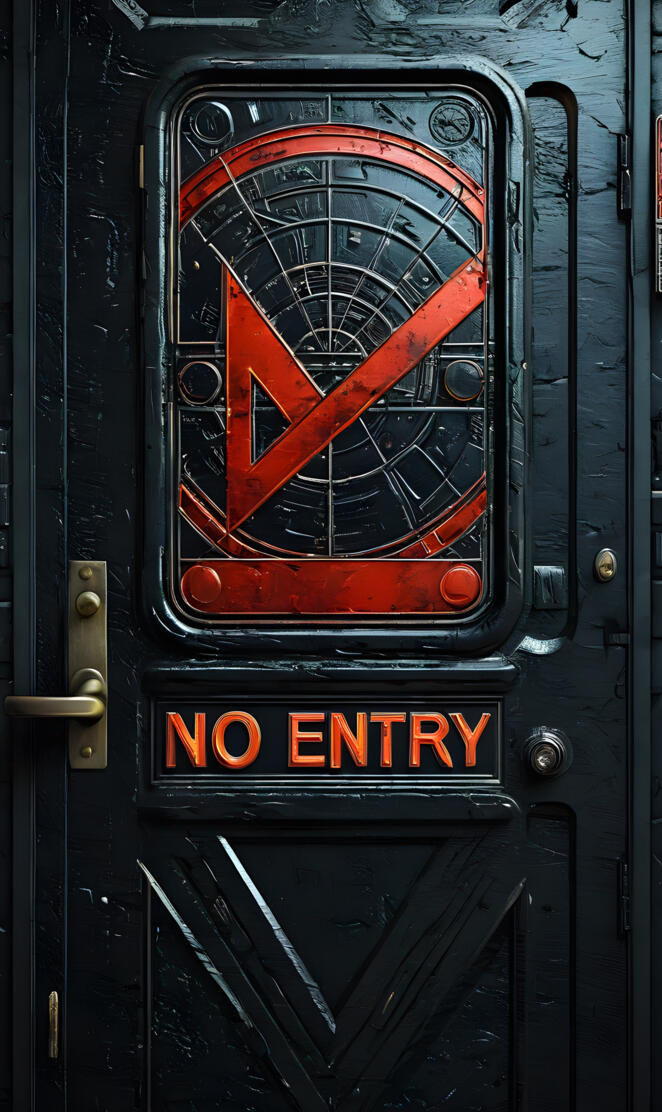 no entry