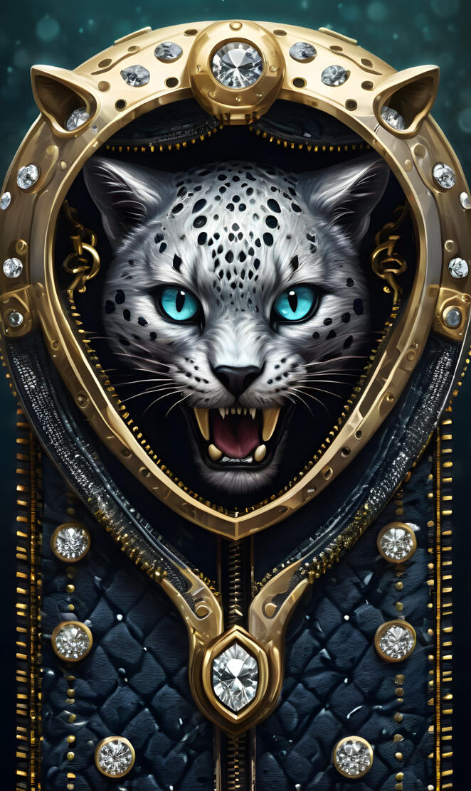 spooky leopard lock screen