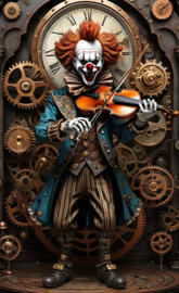 violin clown