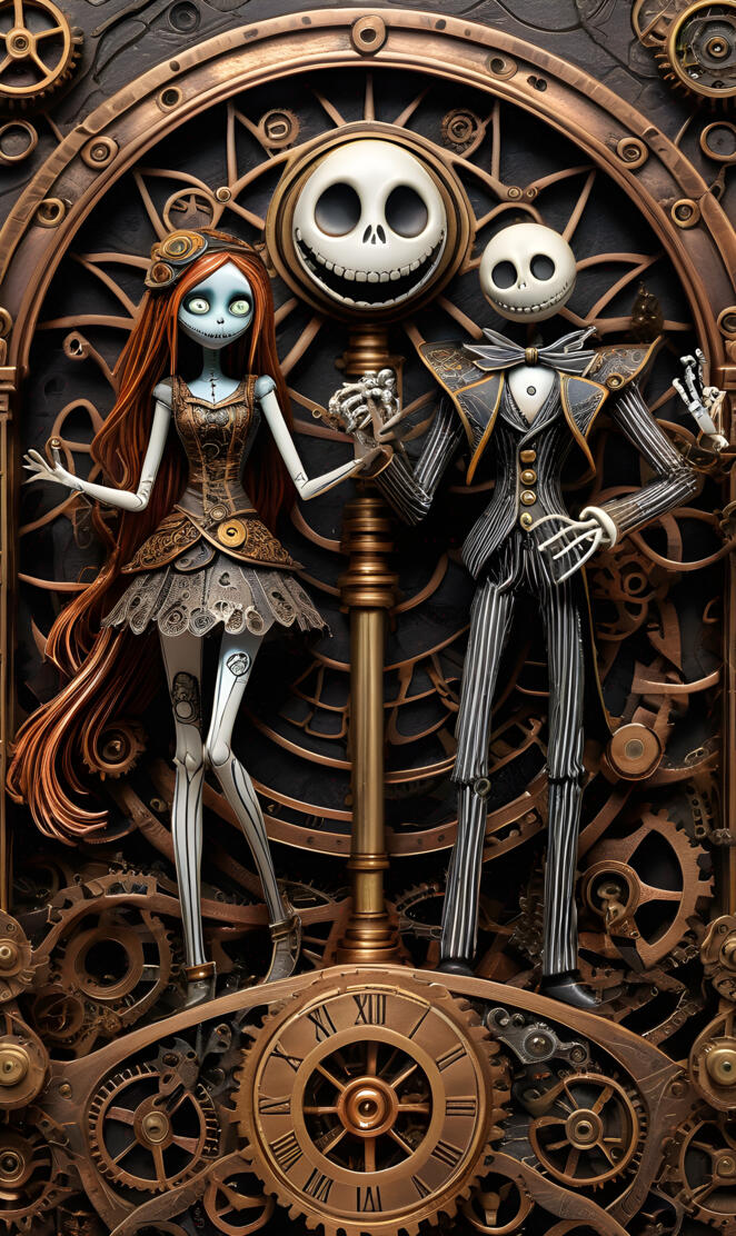 steampunk sally and jack