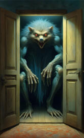 Sonic the Hedgehog as a sleep paralysis demon