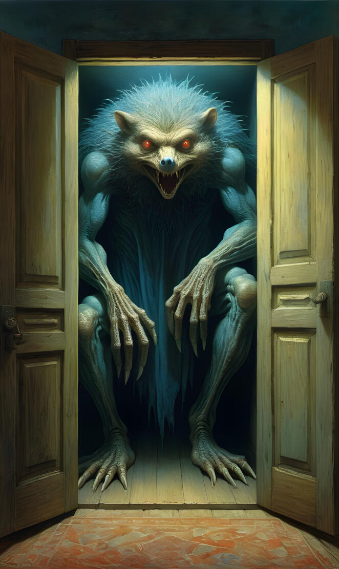 Sonic the Hedgehog as a sleep paralysis demon