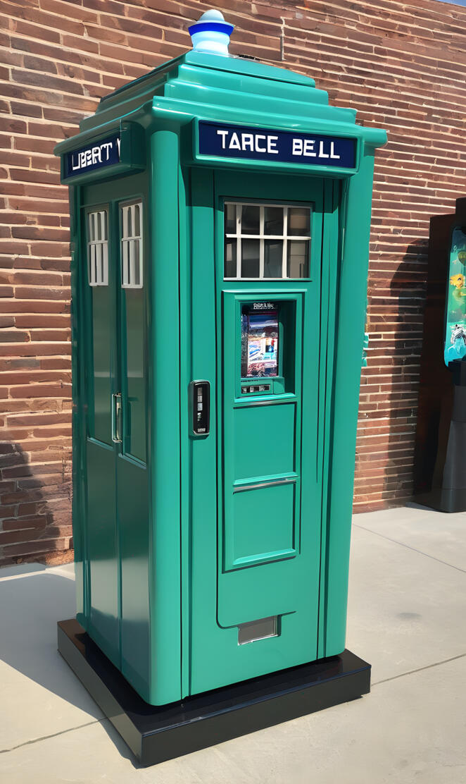 Wintergreen Liberty Bell TARDIS Vending Machine