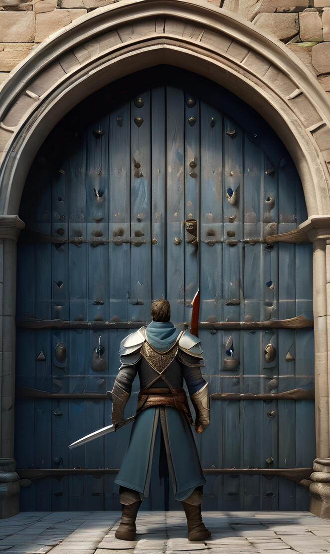 Need nothing but my sword.