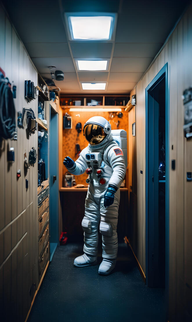astronaut in backrooms