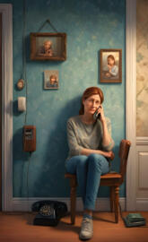 waiting for grown children to call