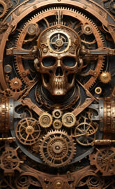 a close up of a gears