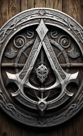 Assassins creed symbol inside vesvigir