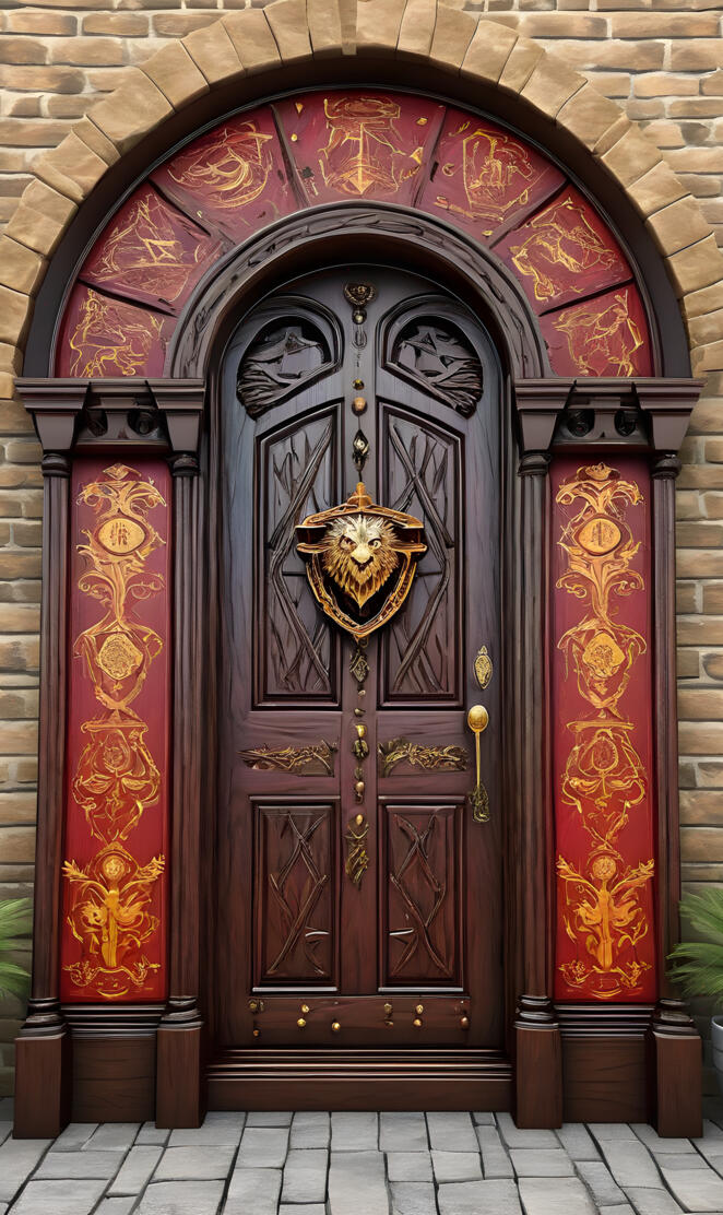 h.p. Gryfyndor door