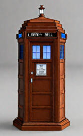Cinnamon Brown Liberty Bell TARDIS