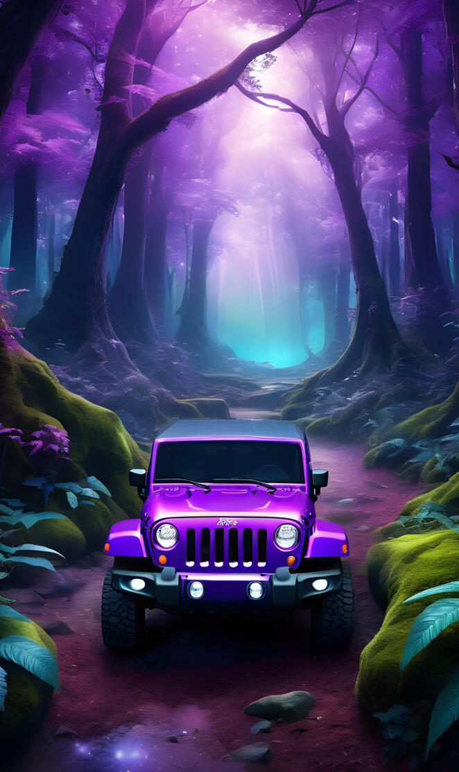 Purple Jeep Wrangler 003