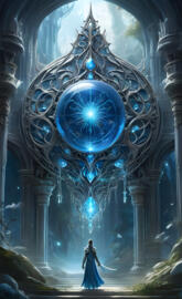 Under the sacred portal