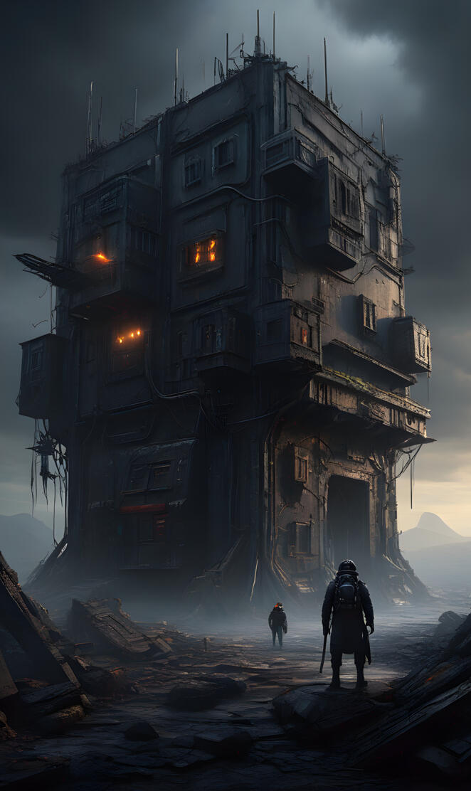 a building that has been destroyed