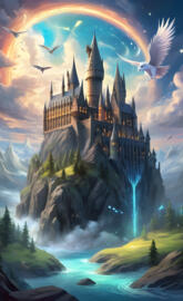 Hogwarts is getting into a portal