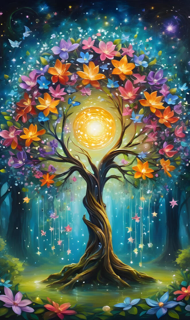 Floral Portal Tree #1 Fuchsiamama610🌺