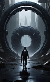 Mystic Ranger Entering Stargate, Mr Mystic And Lord Elboron, Fantasy