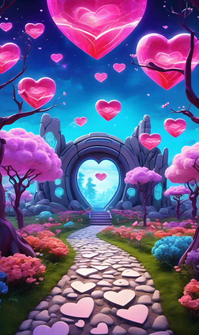 Thru the Time Portal to Cross over to the Land of Love