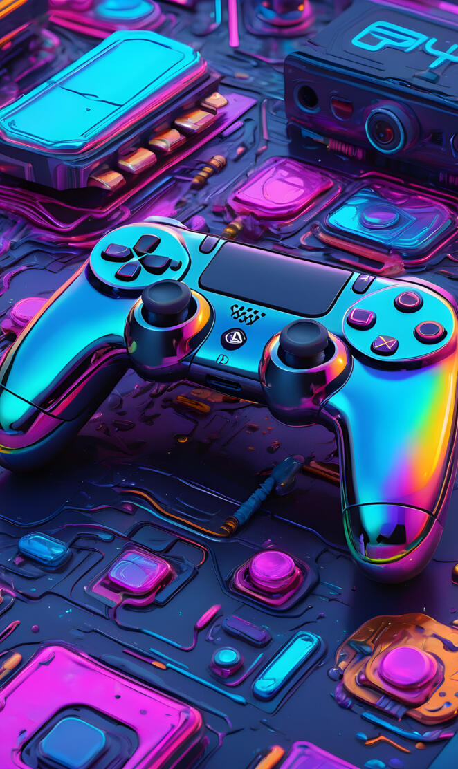 a group of colorful arcade games