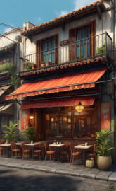 petite déjeuner sur terrasse