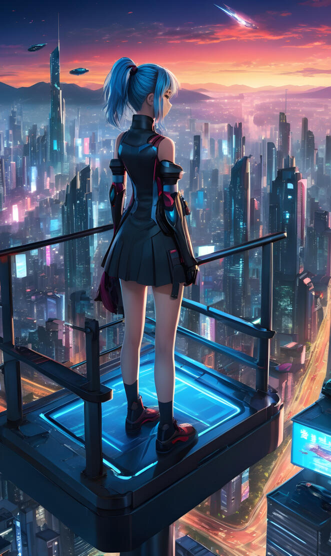cyberpunk girl