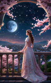 Lady Juliet On Her Beautiful Balcony