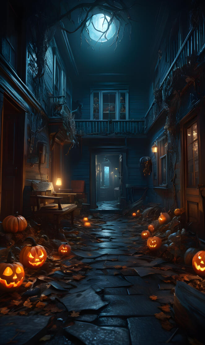 She walks on the balcony late at night