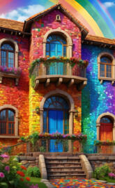 a new Castle stood still In the Land of Oz