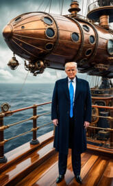 Donald Trump and his ships