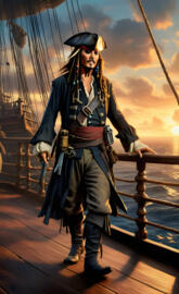 "Today is the day you almost caught Captain Jack Sparrow"