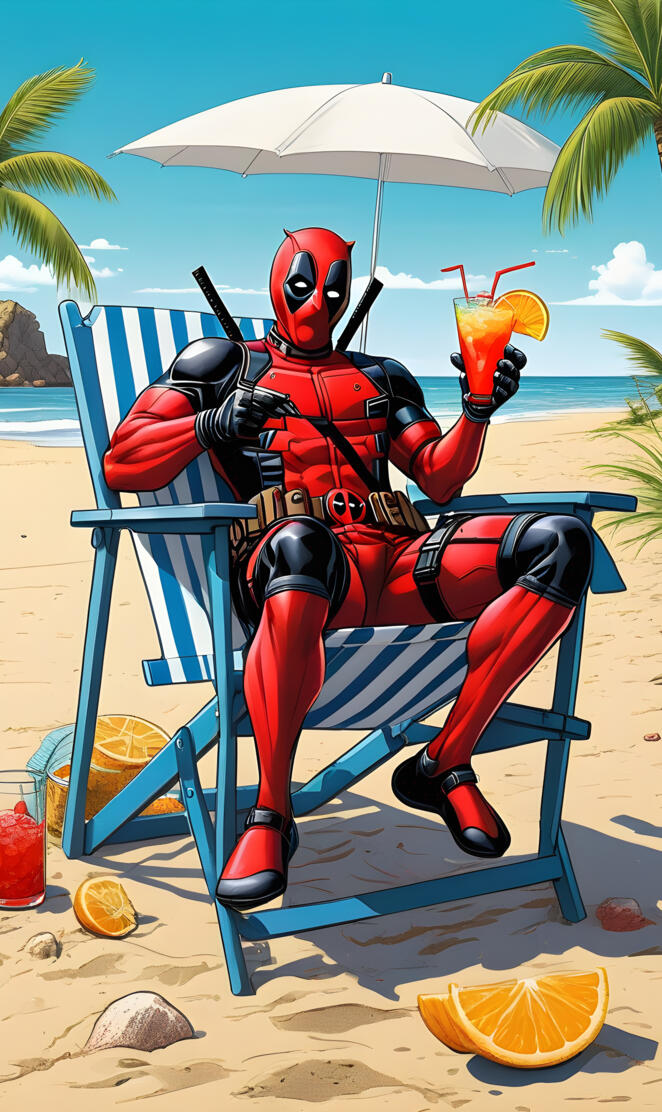 Deadpool relaxed