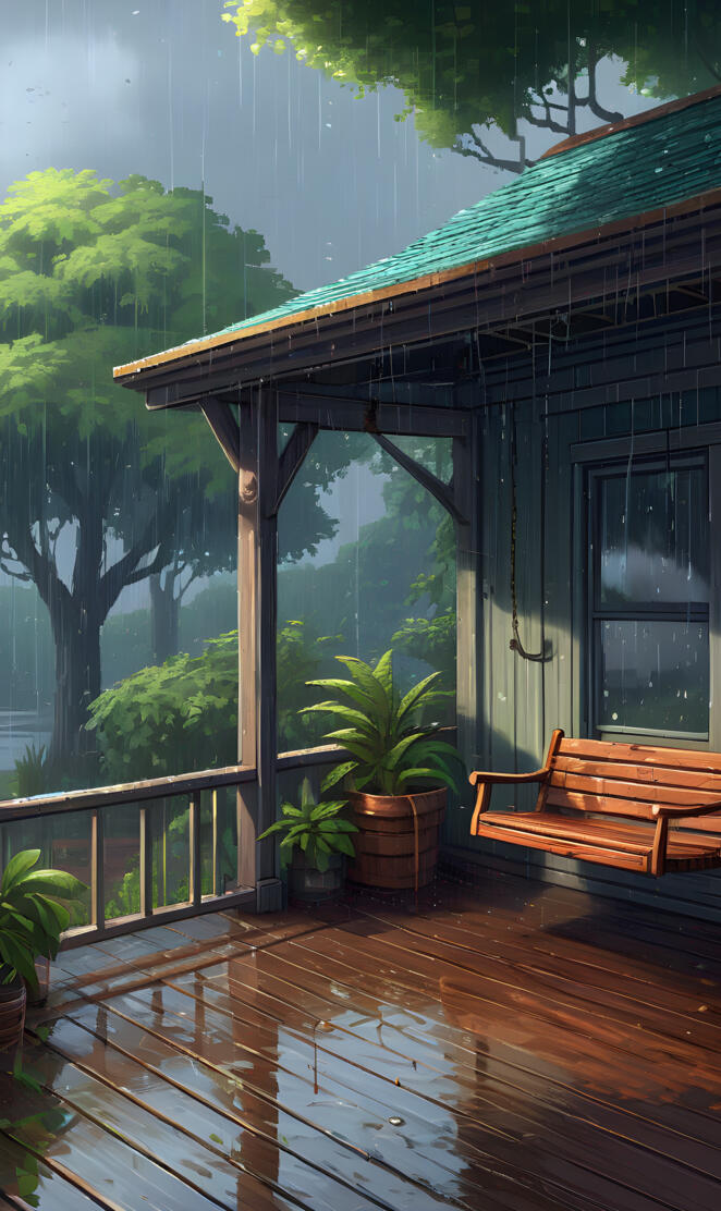 Rainy Day Porch