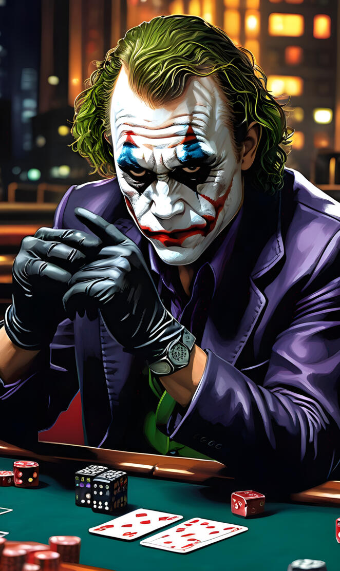 Joker 💬 "Fill Your Mind With Purpose,Focus And Positivity."