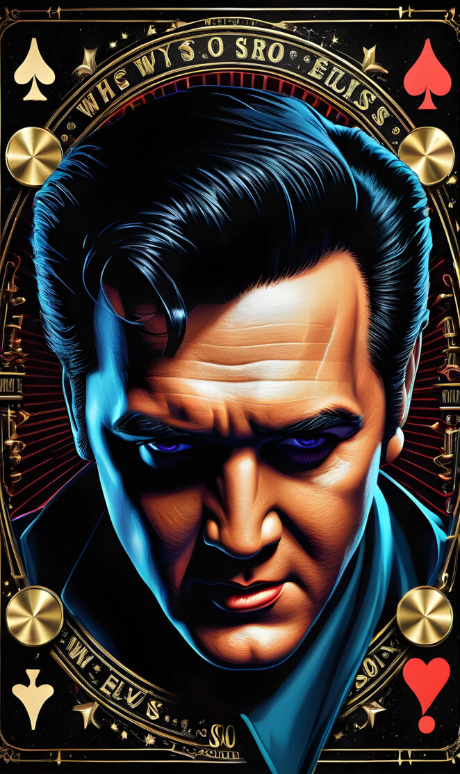 Elvis Presley ... as joker